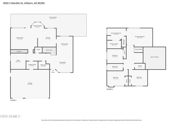 2055 S MARBLE Street, Gilbert, AZ 85295