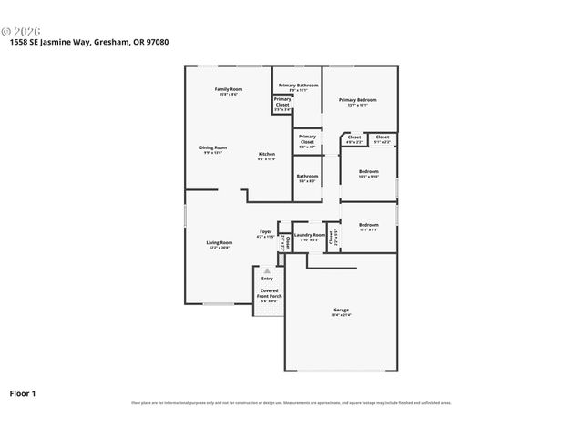 1558 Se JASMINE Way, Gresham, OR 97080