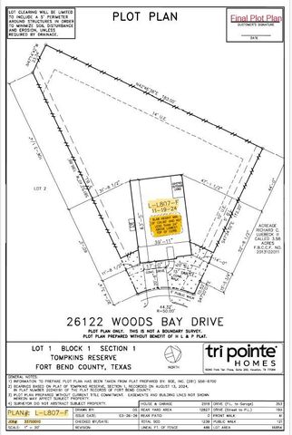26122 Woods Bay Drive, Katy, TX 77494