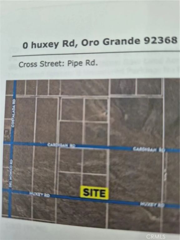 0 Huxey, Oro Grande, CA 92368