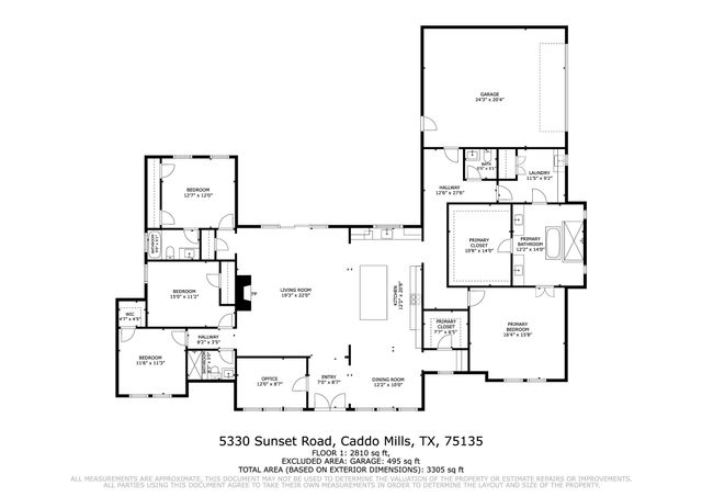 5330 Sunset Road, Caddo Mills, TX 75135
