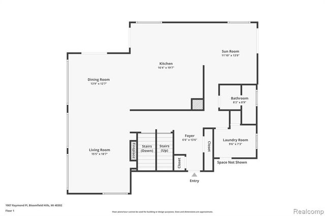 1907 Raymond Place, Bloomfield Hills, MI 48302