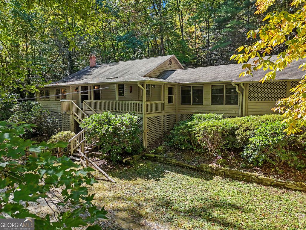 596 Moses Road, Rabun Gap, GA 30568 — exterior