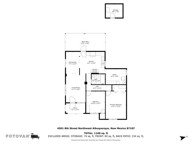 4501 8th Street NW, Albuquerque, NM 87107