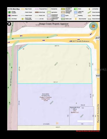 2625 PALM AVENUE, Apopka, FL 32703