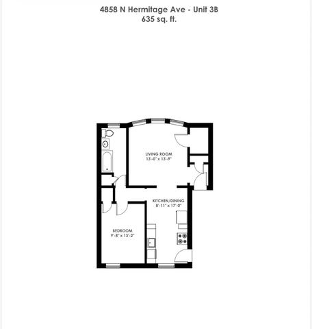 4858 N HERMITAGE Avenue 3B, Chicago, IL 60640