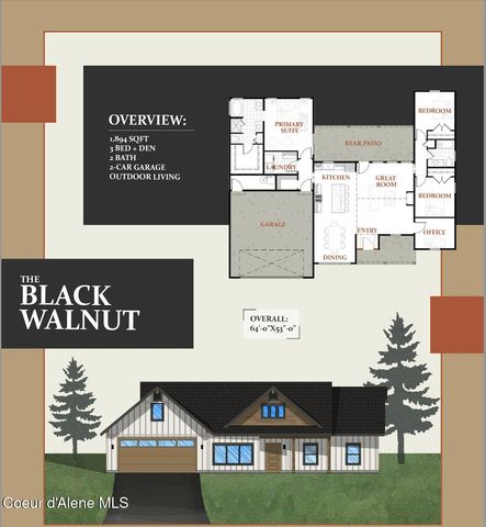 Lot 6 Blk 1 Tamarindo Lane, Hayden, ID 83835