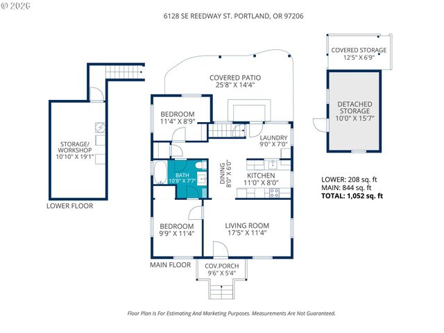 6128 Se REEDWAY St, Portland, OR 97206