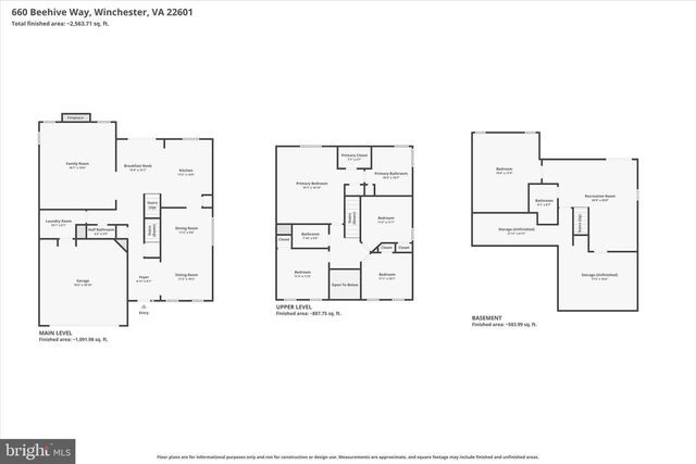 660 BEEHIVE WAY, Winchester, VA 22601