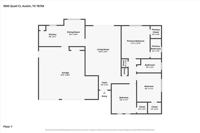 9505 Quail CT, Austin, TX 78758