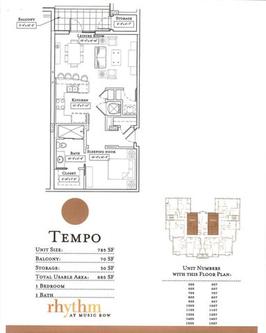 1510 Demonbreun St Apt 807, Nashville, TN 37203