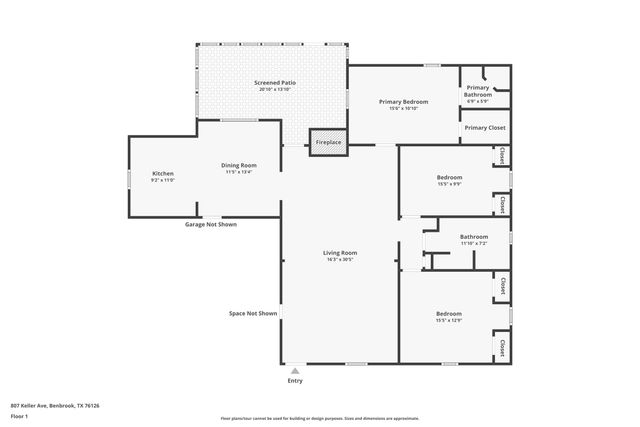 807 Keller Avenue, Benbrook, TX 76126