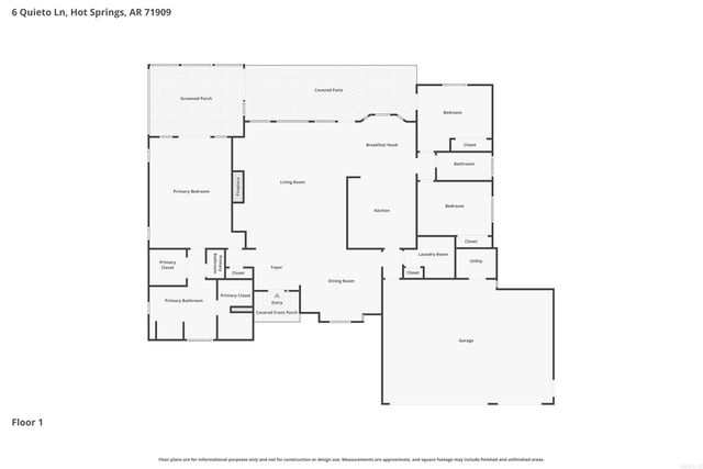 6 Quieto Lane, Hot Springs Village, AR 71909