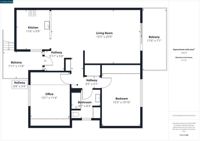 1573 Rockledge Ln 3, Walnut Creek, CA 94595