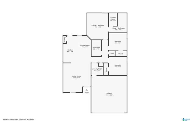 636 KINCAID COVE LANE, Odenville, AL 35120