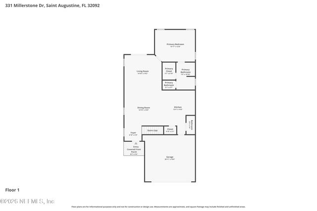 331 MILLERSTONE Drive, St. Augustine, FL 32092