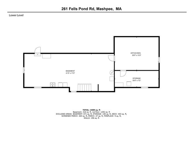 261 Fells Pond Road, Mashpee, MA 02649