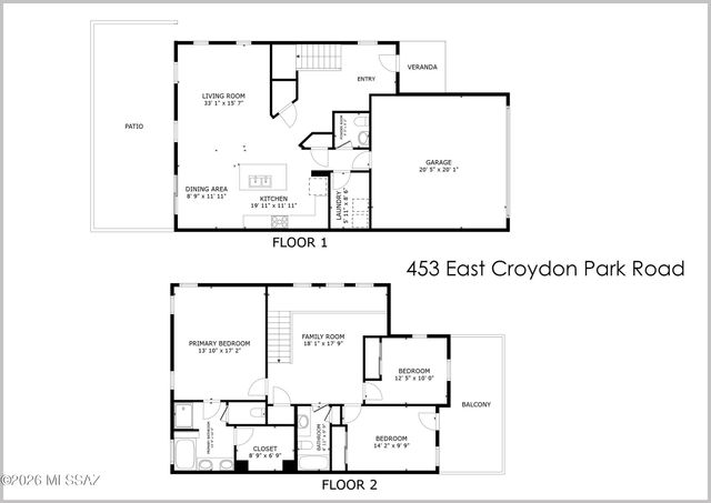 453 E Croydon Park Road, Tucson, AZ 85704