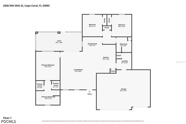 2926 NW 25th ST, Cape Coral, FL 33993