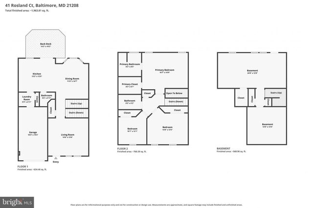 41 ROSLAND CT, Baltimore, MD 21208