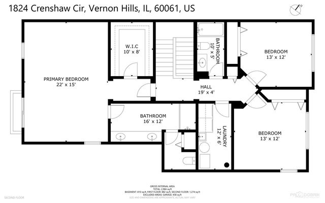 1824 Crenshaw Circle 1824, Vernon Hills, IL 60061