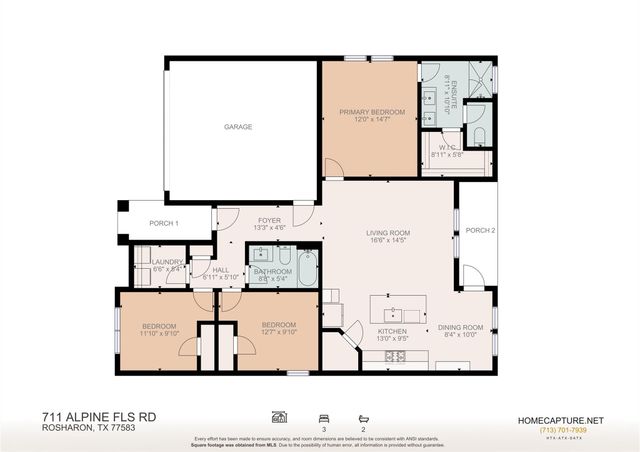 711 Alpine Falls Road, Rosharon, TX 77583