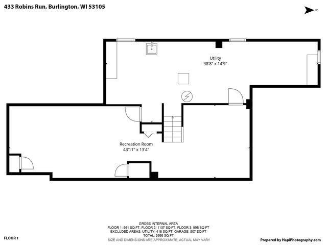 433 Robins RUN, Burlington, WI 53105