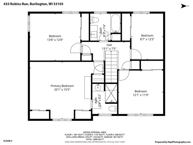 433 Robins RUN, Burlington, WI 53105