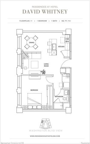 1 Park Avenue 1711, Detroit, MI 48226