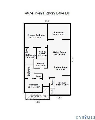4674 Twin Hickory Lake Dr, Henrico, VA 23059