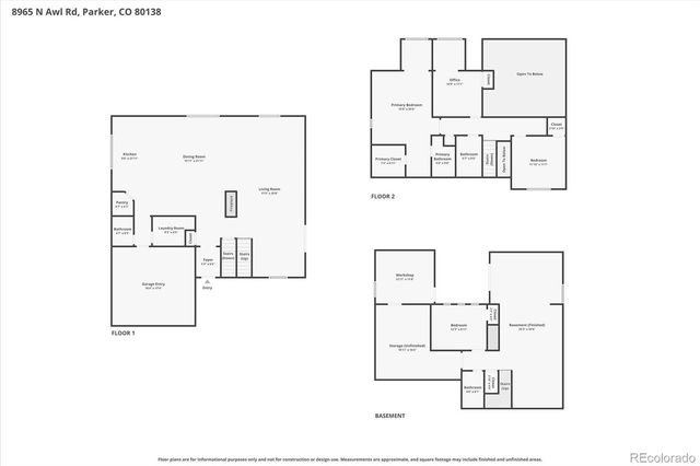 8965 N Awl Road, Parker, CO 80138