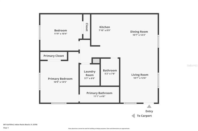 807 GULF BOULEVARD, Indian Rocks Beach, FL 33785