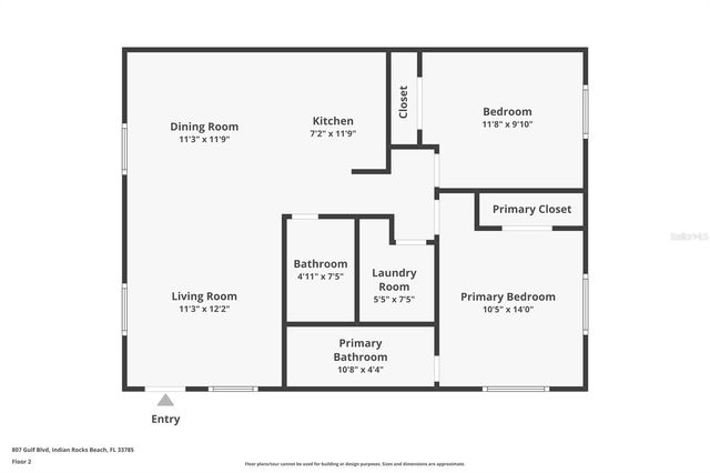 807 GULF BOULEVARD, Indian Rocks Beach, FL 33785