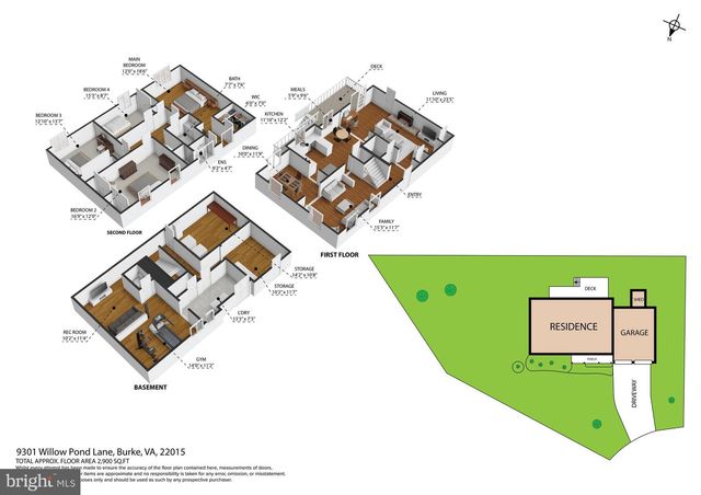 9301 WILLOW POND LN, Burke, VA 22015