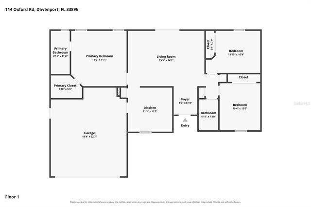 114 OXFORD ROAD, Davenport, FL 33896