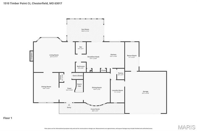 1510 Timber Point Court, Chesterfield, MO 63017