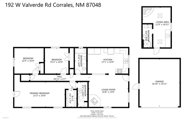 192 W Valverde Road, Corrales, NM 87048