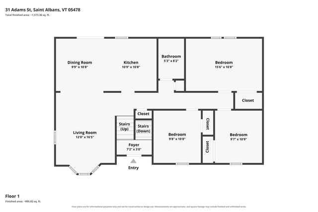 31 Adams Street, St. Albans City, VT 05478