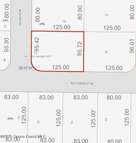 407 Cellini (Corner Of Buccaneer) Avenue NE, Palm Bay, FL 32907