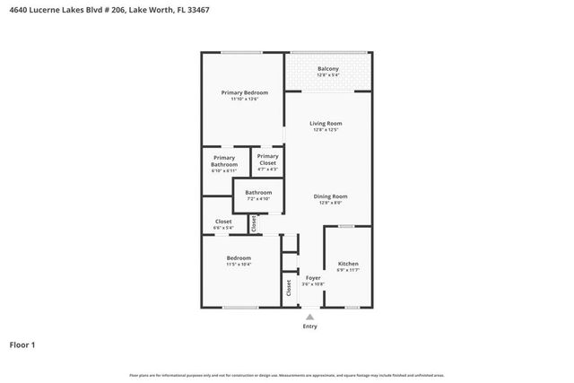 4640 W Lucerne Lakes Blvd W 206, Lake Worth, FL 33467