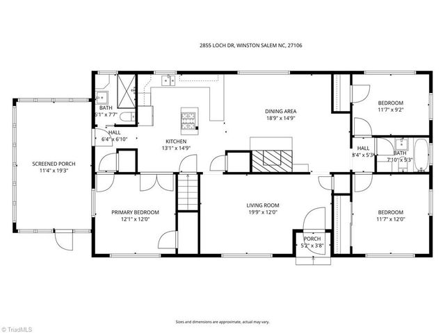 2855 Loch Drive, Winston-salem, NC 27106