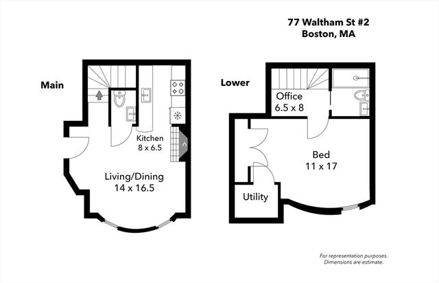 77 Waltham St 2, Boston, MA 02118