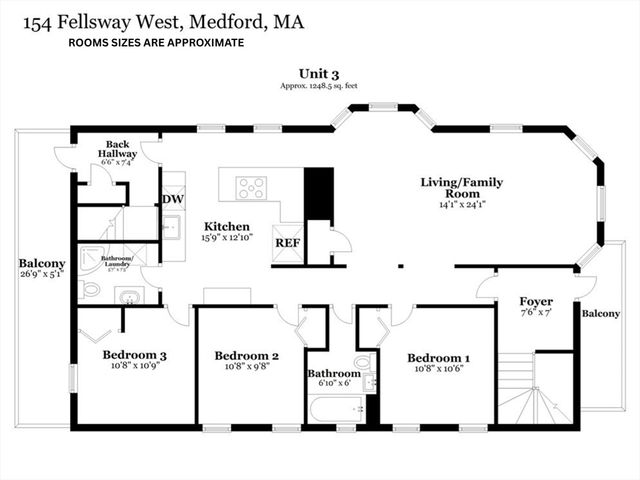 154 Fellsway West 3, Medford, MA 02155