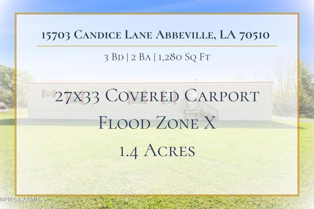 15703 Candice Lane, Abbeville, LA 70510