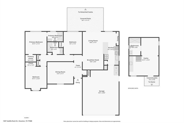 1307 Saddle Rock Drive, Houston, TX 77088