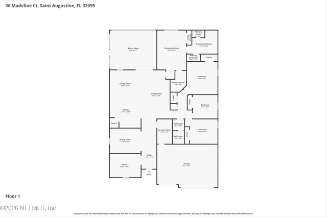 36 MADELINE Court, St. Augustine, FL 32095