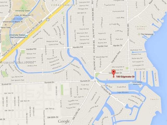 100 EDGEWATER DR 305, Coral Gables, FL 33133