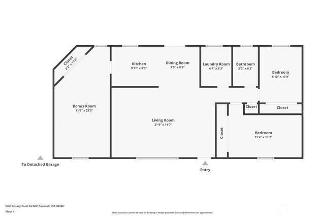 9355 Misery Point Road NW, Seabeck, WA 98380