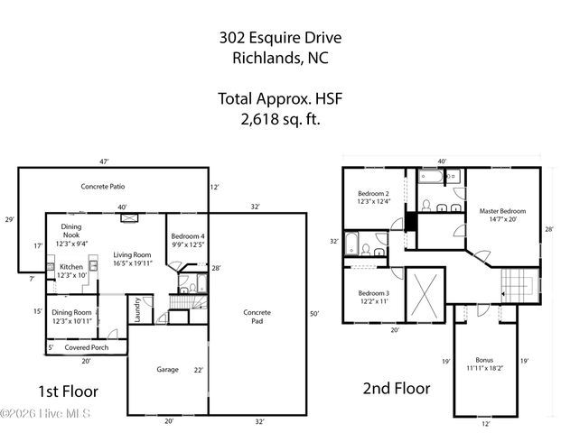 302 Esquire Drive, Richlands, NC 28574