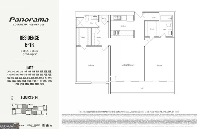 2460 Peachtree Road NE 1409, Atlanta, GA 30305